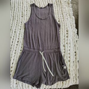 Vuori Torrey Ribbed Romper Shorts